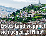 Blick &uuml;ber Quito, der Hauptstadt von Ecuador