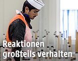 Flüchtling bei der Arbeit