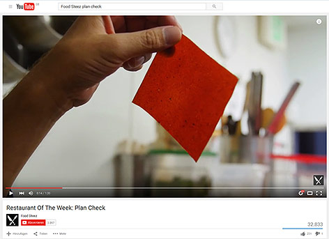 © Screenshot: Youtube / Food Steez (Montage) Getrocknetes Ketchup in Scheiben