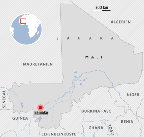 © APA/ORF.at Karte von Mali