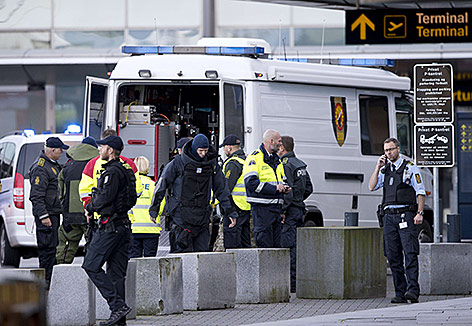 © APA/AFP/Jonathan Nackstrand Polizeieinsatz am Flughafen in Kopenhagen