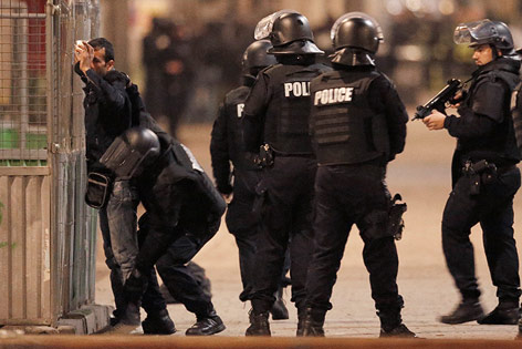 © Reuters/Benoit Tessier Polizeieinsatz in Paris