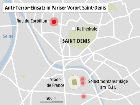 © APA/ORF.at Karte von Paris