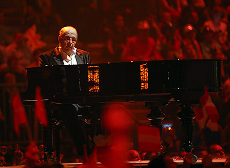 © APA/EPA/Joerg Carstensen Ralph Siegel beim Song Contest 2014