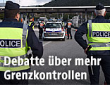 Französische Grenzpolizisten
