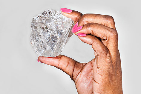 © APA/AFP/LUCARA DIAMOND CORPORTATION/Lucien Comen 1.111 Karat Diamant