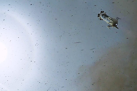 © Blue Origin Landung der "New Shepard"
