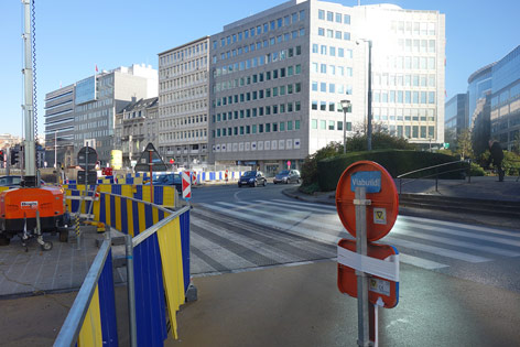 © ORF.at/Guido Tiefenthaler Verlassene Straßen in Brüssel
