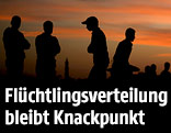 Silhouetten von Menschen
