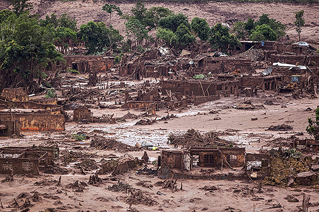 © APA/AFP/Antonio Lacerda Zerstörtes Dorf