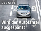 Auto auf der Autobahn