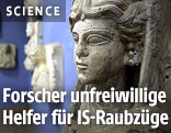 Eine weibliche Skulptur aus Palmyra, die nun in einem Museum in Damaskus steht