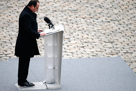 © APA/EPA/Ian Langsdon Gedenkfeiern in Paris