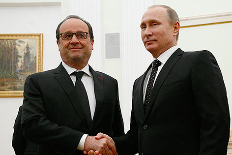 Francois Hollande und Vladimir Putin