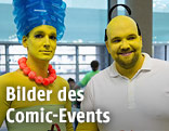 Verkleidete Menschen auf der Vienna Comic Con