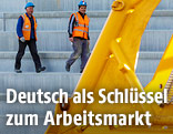 Arbeiter auf einer Baustelle