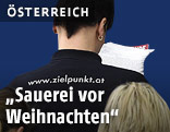 Zielpunkt-Mitarbeiterinn bei Betriebsversammlungen