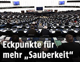 Blick in das EU-Parlament w&auml;hrend einer Sitzung