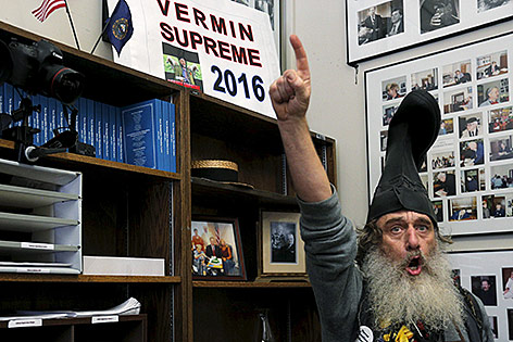© Reuters/Brian Snyder US-Demokrat Vermin Supreme