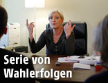 Die Parteichefin der Front National, Marine Le Pen, 20011