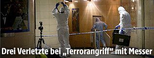 Tatortsicherung nach "Terrorangriff" in Londoner U-Bahn