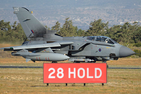Britisches Kampfflugzeug
