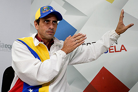 Venezuelas Oppositionsführer Enrique Capriles