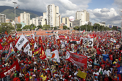 Wahlveranstaltung in Caracas