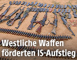 Beschlagnahmte Waffen des IS