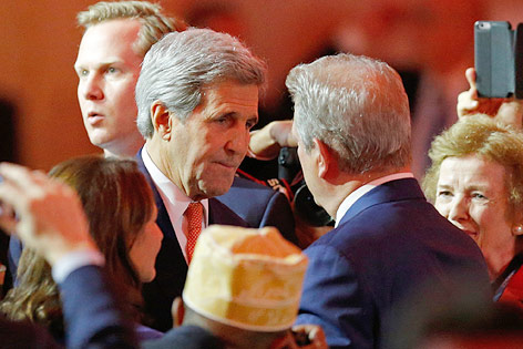 © Reuters/Stephane Mahe John Kerry und Al Gore