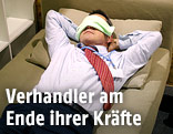 Schlafende Delegierte