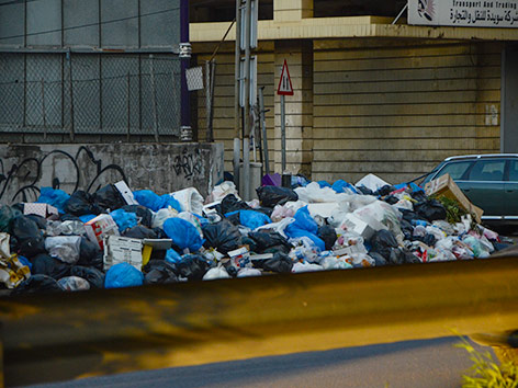 © ORF.at/Peter Prantner Müllhaufen in Beirut
