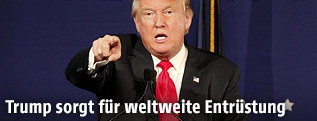 Donald Trump bei einer Wahlveranstaltung in South Carolina