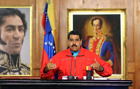 Präsident Nicolas Maduro (Sozialistische Partei PSUV)