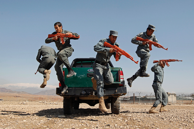© Reuters/Parwiz Polizeitraining in Afghanistan