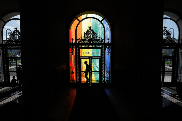 © AP/Jeff Chiu Regenbogenfahne in San Francisco