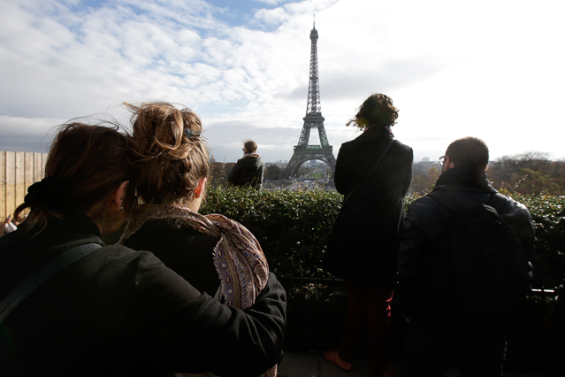 © Reuters/Philippe Wojazer Gedenkminute in Paris