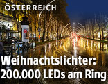 Beleuchtung am Ring in Wien