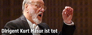 Dirigent Kurt Masur
