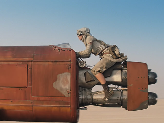 © Walt Disney Pictures Filmszene aus "Star Wars VII"