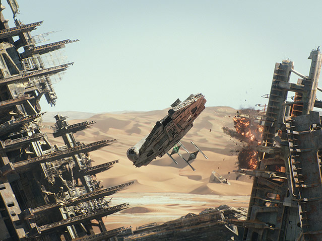 © Walt Disney Pictures Filmszene aus "Star Wars VII"