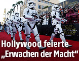 Star-Wars-Sturmtruppen am roten Teppich