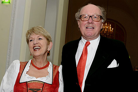 © APA/Herbert Pfarrhofer Maria Rauch-Kallat und Alfons Mensdorff-Pouilly, 2014