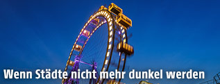 Das Riesenrad bei Nacht