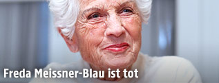Die erste Parteichefin der Gr&uuml;nen, Freda Meissner-Blau
