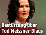 Die Bundessprecherin der Gr&uuml;nen Eva Glawischnig