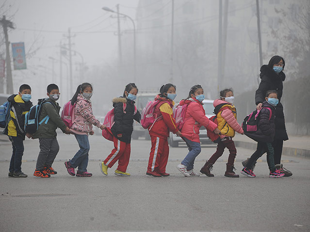 © APA/AFP/Wang Zhao Smog in China