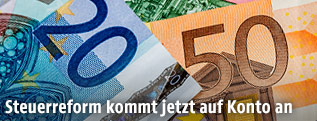 Geldscheine im Wert von 70 Euro