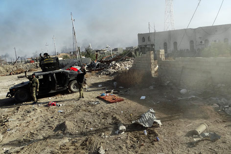 © AP/Osama Sami Irakisches Militär in Ramadi
