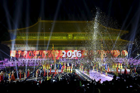 © Reuters/Pichi Chuang Feuerwerk